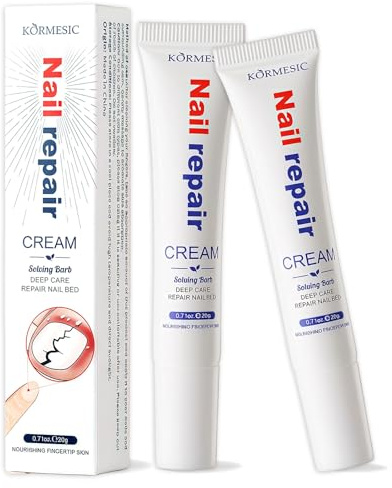 2×20g Nail Recovery Cream,Professional Cuticle Cream & Nail Care,Strengthens Nails,Softens Cuticles,Repairs Dry,Brittle Nails,Deeply Conditions Cuticles,Cuticle Balm,Shea Butter,Jojoba