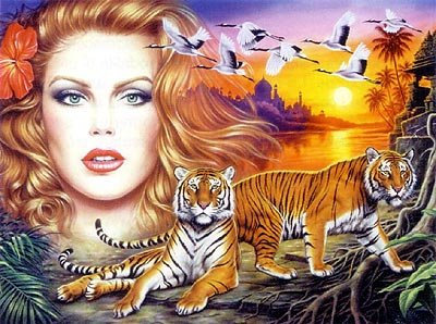 Clementoni 31314 - Indian's Tigers, 1000 Teile