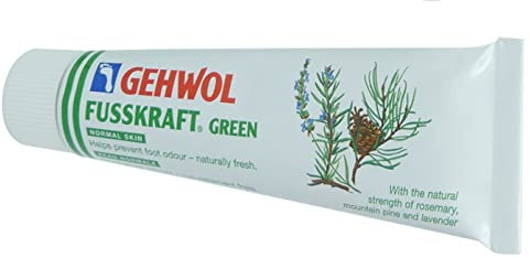Gehwol Fusskraft Green 75ml - Refreshing Cooling Cream - Contains Menthol/Aloe Vera