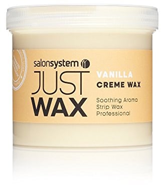 Salon System Just Wax Vanilla Cream Wax with an Intoxicating Aroma of Vanilla 450g