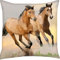 Pferde Foto-Kissen Galopp, 40x40cm