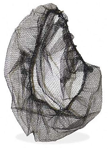 Diane Feine Nylon-Haarnetze, Schwarz, 3 Stück