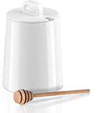Tescoma Tarro Miel 0,6L con Cuchara Gustito, Multicolor