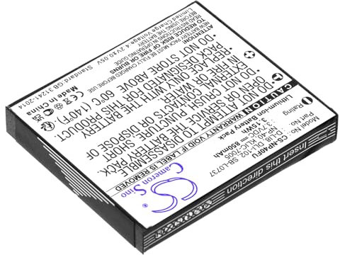 Batterie Compatible avec FUJIFILM FinePix V10 Zoom Z1 Z2 Z3 Z5fd NP-40 3.7V 750mAh
