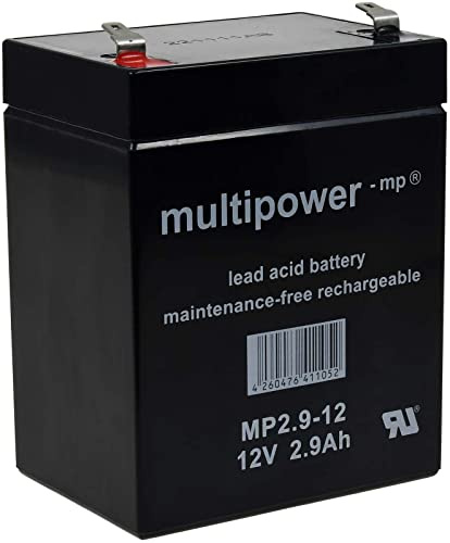 akku-net Bleiakku (multipower) MP2,9-12, 12V, Lead-Acid