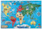Melissa & Doug | World Map Floor Puzzle | Puzzles | Developmental Toy | 3+ | Gift for Boy or Girl