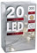 Led Lichterkette Batterie mit Timer 20 Leds warmweisses Licht transparentes Kabel