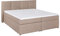 3F FURNITURE FOR FRIENDS Möbelfreude Doluna Boxspringbett Kaz Beige/grau 200x220 cm H3 inkl. Visco-Topper, Taschenfederkern-Matratze