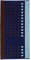 Kela Badetuch Montana 70x140cm aus Baumwolle in blau/braun/hellblau, 140 x 70 x 0.8 cm