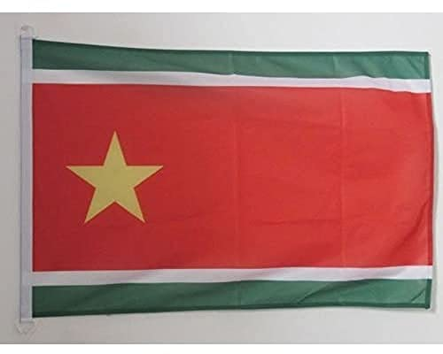 AZ FLAG - Drapeau Guadeloupe indépendant Spécial Extérieur - 90x60 cm - Pavillon Nautique Guadeloupéen Indépendantiste En Maille Bloquée Avec Anneaux Plastiques Intégrés - 80g