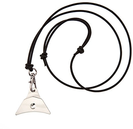Logan Whistles 304 Edelstahl-Pfeife und Lederband