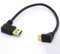 Cable de extensión USB tipo C chapado en oro USB 3.0 macho a 90 grados en ángulo hacia abajo tipo C, cable de datos USB C sincronización de datos y adaptador convertidor de carga