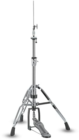 Gretsch Hardware G5 Serie HiHat-Ständer GR-G5HH - Rohrverbindungen mit Messingeinsätzen - Doppelstrebiger Ständer - Kettenzug - Federspannung einstellbar