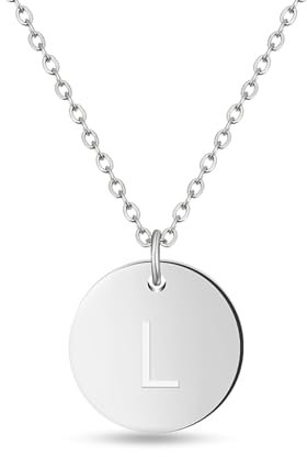 GD GOOD.designs Initialen Halskette Frauen Mädchen mit Gravur L Lara Laura Lea Lena Leonie Lia Lilly Linda Lisa Lorena Luca Luisa Lars Leon Levi Liam Linus Lorenz Louis Lukas