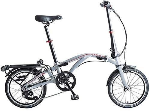 Dahon Unisex – Erwachsene Curl I4 Klapprad, Silber/schwarz, 16