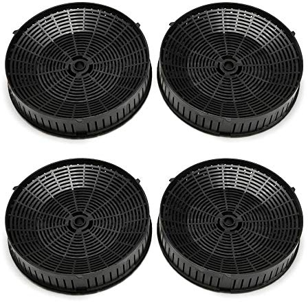 Elica CFC0140343 - Filtro de carbón activo para campana extractora (2 pares), color negro
