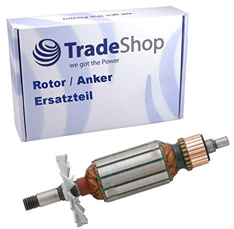 Ersatz Anker Rotor mit Lüfter für Makita Hobel 1900B, N1900B, 1901, 1902, 1911B, 1923B, N1923B - ersetzt 511938-9 / Motor Ersatzteil zum Austausch