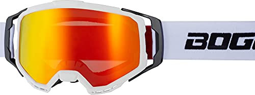 Bogotto B-1 Motocross Brille, weiß/schwarz, Einheitsgröße