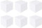 Healifty 6Pcs Handwerk Schaumwürfel 15 X 15Cm Styropor Quadratische Blöcke Styropor Schaumwürfel für Skulptur Modellierung DIY Kunstprojekte Und Blumenarrangement