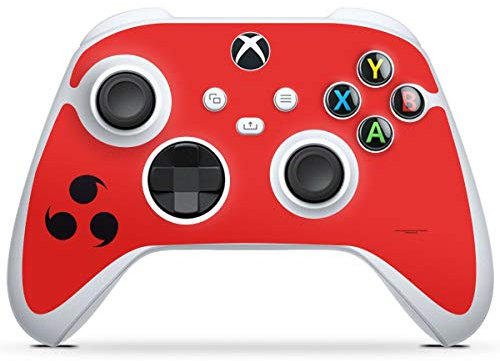DeinDesign Skin kompatibel mit Microsoft Xbox Series S Controller Folie Sticker Naruto Shippuden Sharingan Offizielles Lizenzprodukt