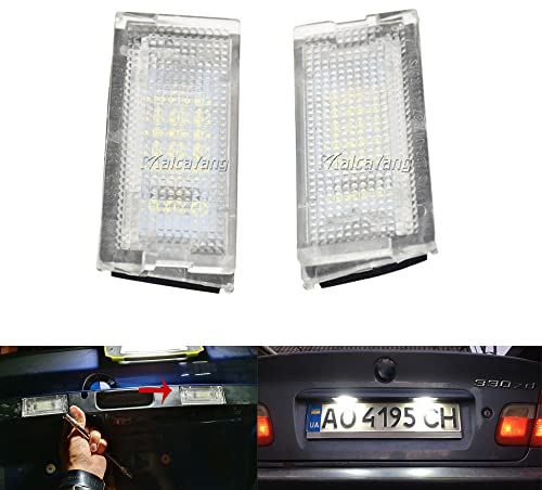 Weiße LED-Kennzeichenleuchte Kennzeichenrücklicht Rücklicht Ersatz für BMW 3er E46 4D und E46 5D Touring 1998-2003