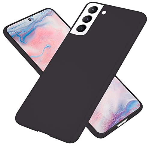 NALIA Ultra Slim Hardcase für Samsung Galaxy S22 Plus - Hülle, Schwarz | Erhöhter Kamerarand, Kabelloses Laden, Kratzfestes Polycarbonat, Rutschhemmende Silk-Touch Oberfläche, PUREFIT