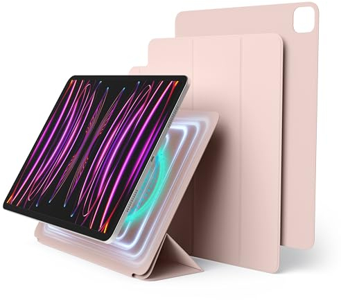 elago Cover Folio Magnetica Compatibile con iPad Air 13 (M3,M2), iPad Pro (6a,5a,4a,3a Gen) [12.9 pollici], Custodia-Piastra Posteriore Attaccabile ai Materiali Metallici, Compatibile con Apple Pencil
