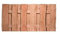 Dicht-Zaun Lamellenzaun Sichtschutz Dresden 180 x 90 cm (Breite x Höhe) aus naturbelassenem Lärche Holz