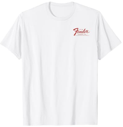 Fender Vintage Guitar Pocket Logo Maglietta