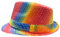 Brandsseller Paillettenhut Unisex Glitzerhut Partyhut Verkleidung Karneval Silvester - Bunt
