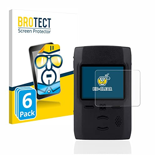 BROTECT 6 Stück Schutzfolie für Motorola Advisor TPG2200 Displayschutz Folie Made in Germany, Ultra-Klar