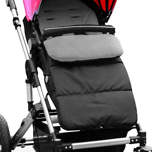 Fußsack Kinderwagen Universal Baby Schlafsack mit Reißverschluss Sitzauflage Babyschale Warm Weich WinterFußsack Buggy Autositz Fußsack Kinderwagen Winddicht Babyfußsack Ganzjahresdecke