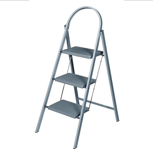 Werner Handy Step Stool 3 Step – Grey