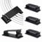 Adhesive Cable Management Wire Clip, 20Pcs Cable Organizer Clip for Home, Office Computer, TV and Multi Cords Holder Under Desk(Black)