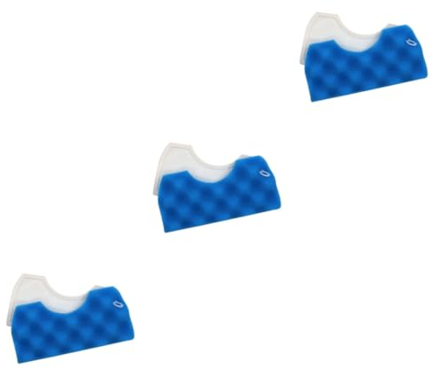 Garneck 3St Roboter Staubsauger Filter Vakuum Roboter Vakuum Ersatzteile waschsauger Sieb Vakuumteile Staubsaugerteile effizient Komponente Zubehör