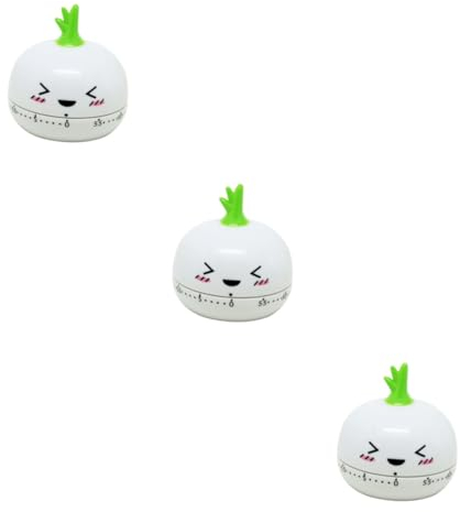 TOPBATHY 3 Pièces Compte à rebours Domestique minuteur de chaudière à Oeufs minuterie électrique minuteur de Cuisine minuteur Cuisine Rappel de Cuisine minuteur de tomates Dessin animé