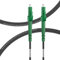 FLYPROFiber 10m Gepanzerte Glasfaserkabel LC/APC auf LC/APC, LWL Patchkabel Simplex Singlemode 9/125μm OS2 Patchkabel, Schwarz