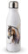 MAXIKIWI Bouteille d'eau à paroi unique avec bouchon à vis, aluminium léger non isolé, sans BPA, anti-fuite – Aquarelle cheval – 500 ml