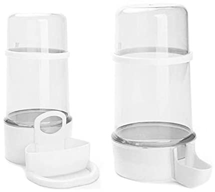 Vogelfutter Wassernapf Vogel Automatischer Futterspender für Käfig Futter Wasser Futterspender Vogelfutterspender und Tränke Automatischer Trinker