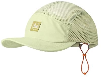 BUFF®| Kappe 5 Panel Air Männlich Weiblich Erwachsene Flexibel, Weich, Dehnbar, Laufend, Verstellbar, Komfortabel, Qualität, Einheitsgröße, Vert