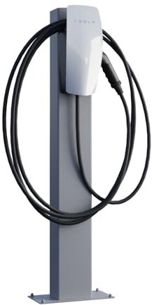Tesla Wallbox Standfuß VoltStand mit Bodenplatte Grau