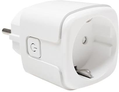 LED ATOMANT Enchufe Inteligente ZigBee, Requiere HUB Zigbee, Medidor de Consumo, Programable con Temporizador, Control Remoto por Voz, Compatible con Altavoces Alexa