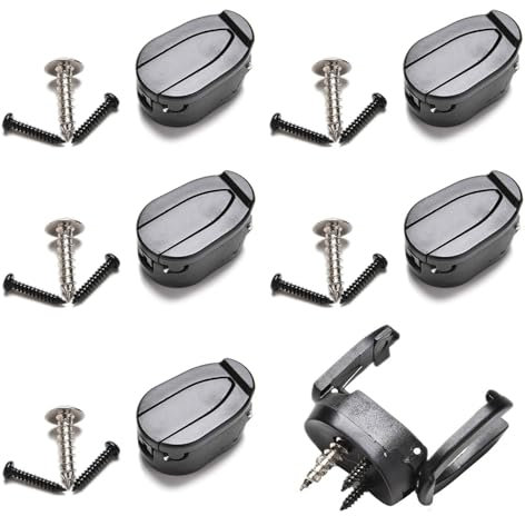 FENGQQKJ Lot de 6 mini putters de golf - Accessoires de golf - Aide à l'entraînement - Réglable pour le sport