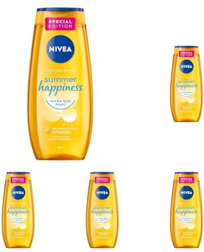 NIVEA Summer Happiness Duschgel 250ml (Packung mit 5)