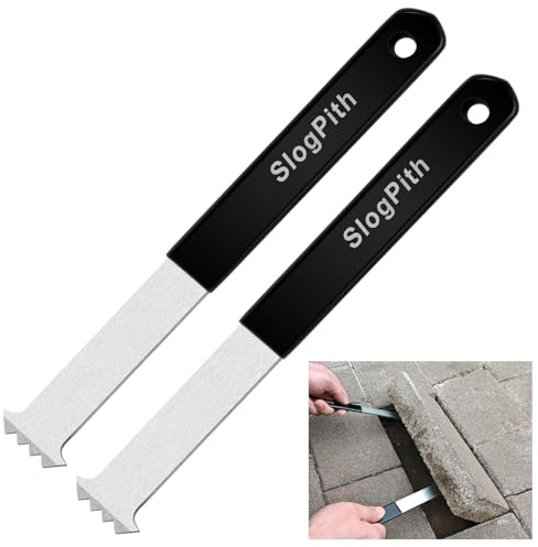 Paver Removal Tool, Paver Lifter Tool with Rubber Non-Slip Handle, 2 Pcs