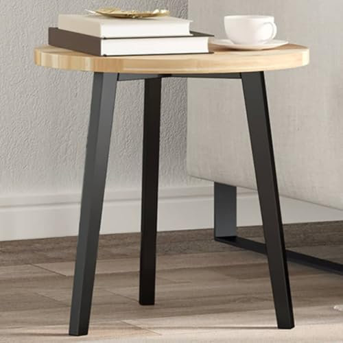 Brokky 4008682 Table T O P Round Ø40x2 cm Solid Wood Acacia Wooden Large Kitchen Dining TableT O P WorkT O P DeskT O P CounterT O P Workstation