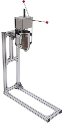3L/5L/7L Kommerzieller Churros-Maker, spanischer Churro-Maker aus Edelstahl, manuelle Churrera-Churro-Maschine, Fritteuse für Zuhause und Restaurant,5L