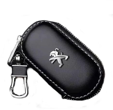 LJJWIW Auto Schlüsselringe Für Peugeot 3008 2008 208 108 4008 301 508 408 5008 207 107 4007,Benutzerdefinierte Schlüsselanhänger,Personalisiert Schlüsselring,Hochwertigem Schlüssel Tag Zubehör