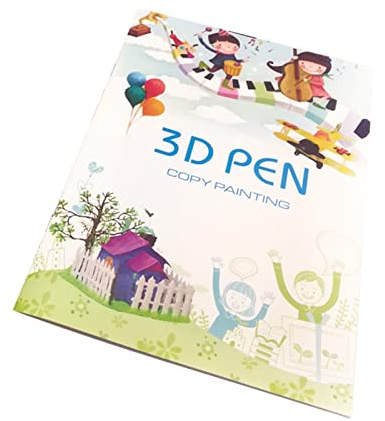 Pongnas 3D-Stiftvorlage, Buchdruck-Stiftschablonen, 3D-Zeichenmuster, 40 Wiederverwendbare Vorlagen für, Erwachsene, Künstler