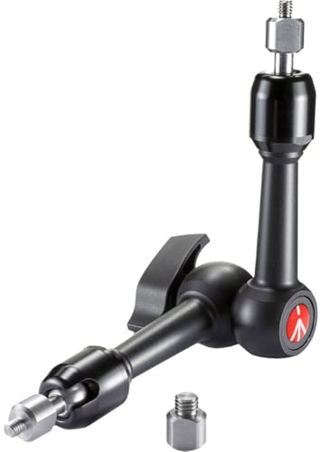 Manfrotto 9.4 244 Mini Friction Arm with Interchangeable 1/4 Attachments and 3/8'' Adapter